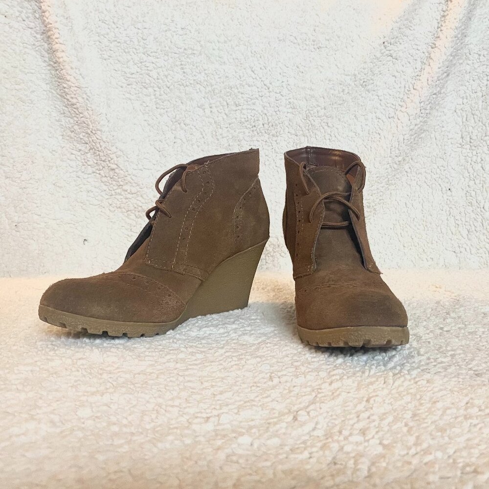 Brown MIA Wedges, Size 9
